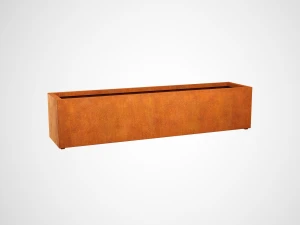 Donica ogrodowa Corten 270x60x60 cm