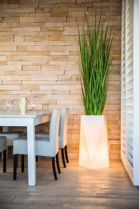 Donica LED Nevis 75 cm I światło ciepłe