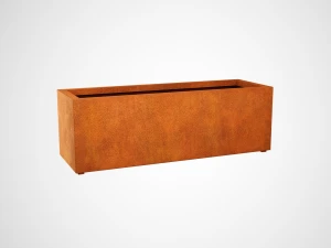 Donica ogrodowa Corten 180x60x60 cm