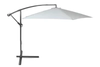 Parasol ogrodowy Malabo 300 cm Grey / Light Grey z podstawą