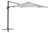Parasol ogrodowy Roma 350 cm Grey / Light Grey z podstawą