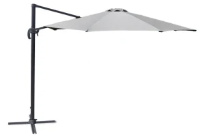 Parasol ogrodowy Roma 350 cm Grey / Light Grey z podstawą