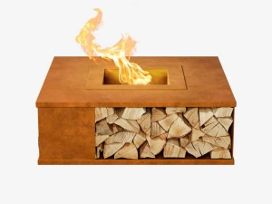 Palenisko kwadratowe Corten INDY