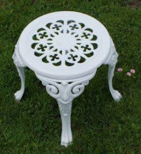 Taboret krzesło żeliwne ogrodowe