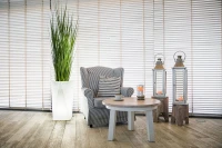 Donica LED Nevis 75 cm I światło zimne