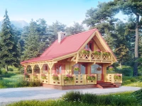 Drewniany domek letniskowy Alina II