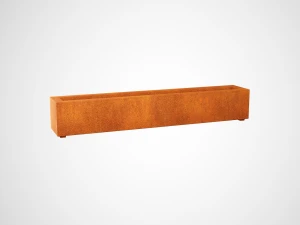 Donica ogrodowa Corten 180x30x30 cm