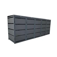 Obudowa na pojemniki komunalne 5×240 L