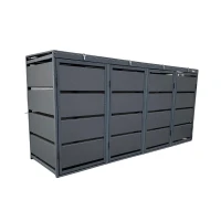 Obudowa na pojemniki komunalne 4×240 L