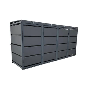 Obudowa na pojemniki komunalne 4×240 L