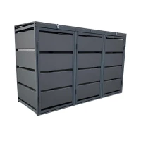 Obudowa na pojemniki komunalne 3×240 L 