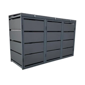 Obudowa na pojemniki komunalne 3×240 L 
