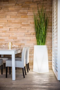 Donica LED Nevis 90 cm I światło zimne