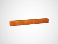 Donica ogrodowa Corten 270x30x30 cm