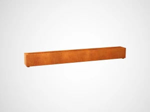 Donica ogrodowa Corten 270x30x30 cm