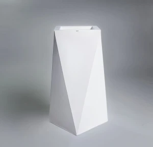 Donica Nevis 90 cm I biała krystaliczna 