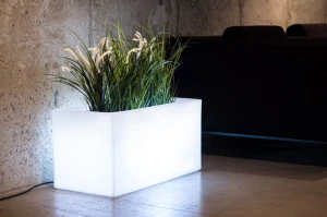 Donica podświetlana LED Lungo wys. 38 cm - POLSKA