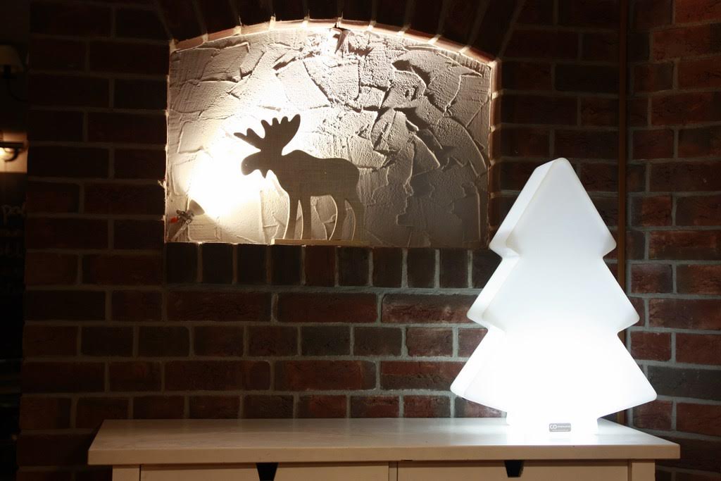 choinki podświetlane LED